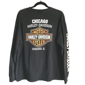 Harley-Davidson long sleeve Chicago graphic shirt